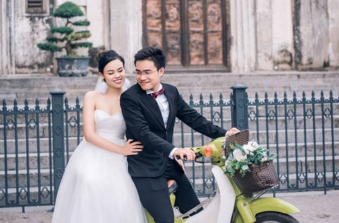 Ảnh cưới phong cách nhẹ nhàng, sang trọng quanh Hà Nội: cặp Thắng - Trang