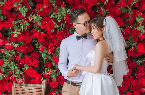 Album ảnh cưới đẹp lung linh cho uyên ương tại phim trường Santorini: cặp Tú - Ngọc