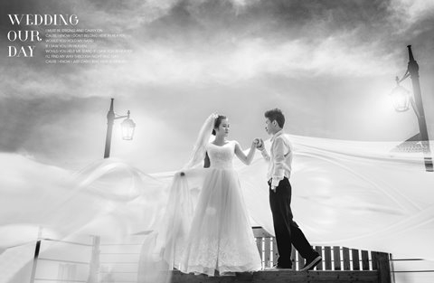 Album ảnh cưới chụp ở Santorini Park: Thanh Tùng - Thanh Hương
