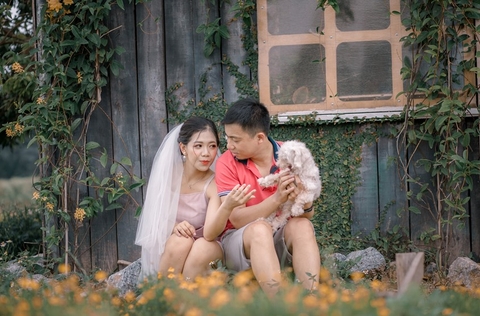 Ảnh cưới phong cách tự nhiên Hàn Quốc của cặp đôi Quang - Hương