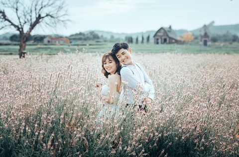 Chụp ảnh cùng cánh đồng hoa bất tận: Phan Anh - Trần Hảo