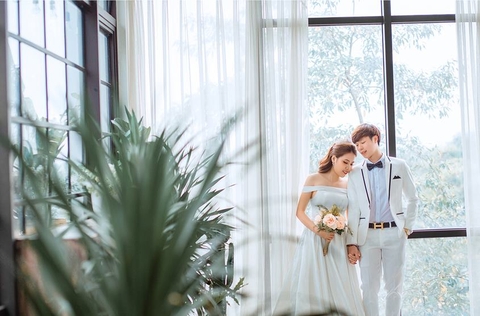Chụp ảnh cưới style Hàn Quốc sang trọng ở Hà Nội: cặp đôi Hải - Hậu