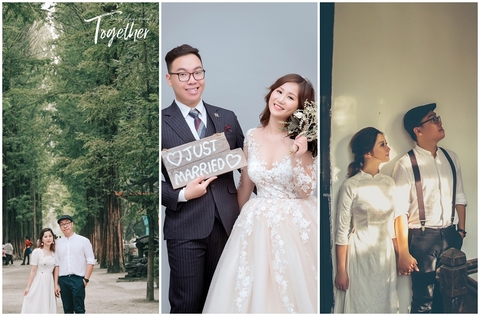 Chụp ảnh cưới tại Seoul, đảo Nami - Hàn Quốc và Hà Nội: cặp đôi Sơn - Giang