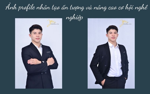 Chụp ảnh profile cá nhân trong studio tại Yêu Media