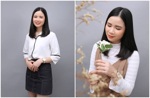 Chụp ảnh cá nhân dạng profile chuyên nghiệp tại studio: Ms. Hà
