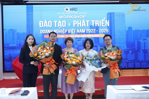 Chụp ảnh sự kiện Workshop đào tạo & phát triển doanh nghiệp Việt Nam 2022-2025 của Học viện Quản trị HRD Academy