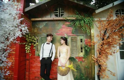 Chụp ảnh cưới tại phim trường Heaven Love - Thiên đường giữa nhân gian