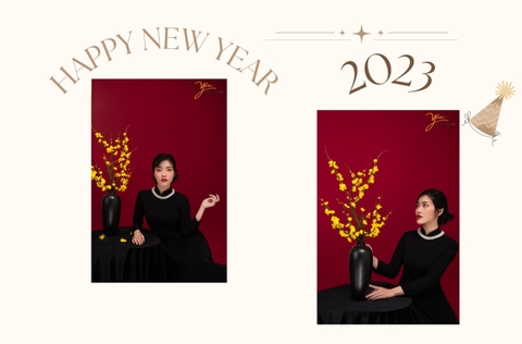 Bộ ảnh Tết 2023 mang nét đẹp hiện đại của bạn Hà Thu Nguyệt