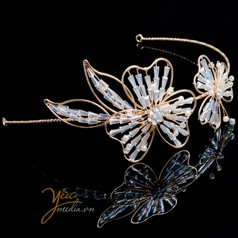 Hoa cài tóc cô dâu Floral 045