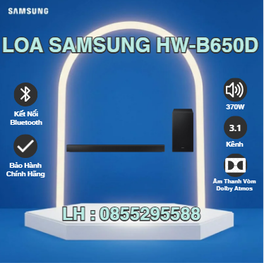 Loa thanh Samsung HW-B650D | Chính Hãng Samsung | Bảo Hành 12 Tháng