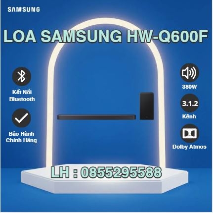 Bộ loa thanh Samsung HW-Q600F/XV 380W | Chính Hãng Samsung | Bảo Hành 12 Tháng