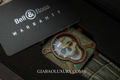 Review đồng hồ Bell & Ross Skull Bronze Patina