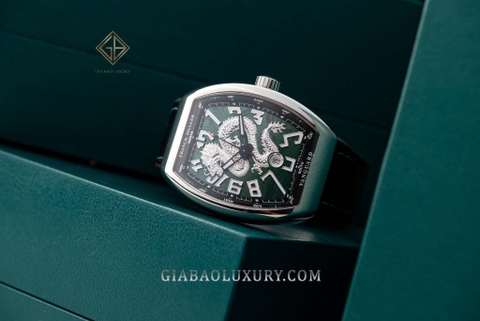 Review đồng hồ Franck Muller Vanguard Green Dragon King VR V 45 SC DT AC NR