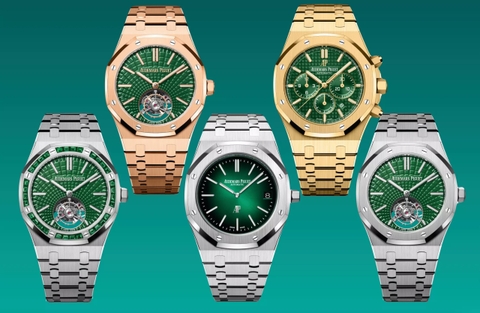 Thương hiệu đồng hồ Audemars Piguet chơi lớn với màu xanh lá trong năm 2021