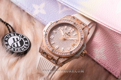 Review đồng hồ Hublot Big Bang One Click Full Pavé 39mm: Tinh tú trên bầu trời Á Đông