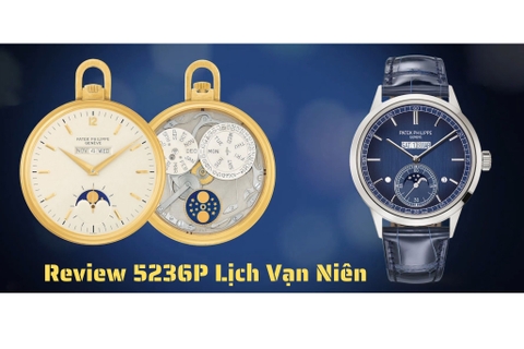 Patek Philippe 5236P Lịch Vạn Niên “Một Dòng”— Vẻ đẹp hiện đại hoàn hảo của lịch vạn niên