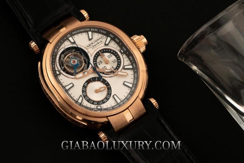 Review đồng hồ Mouawad Grande Ellipse Chrono Mono Poussoir Tourbillon