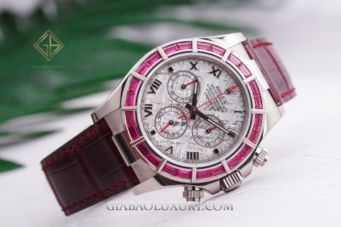 Review đồng hồ Rolex Cosmograph Daytona 116589SALV mặt số thiên thạch vành bezel Ruby đỏ siêu hiếm