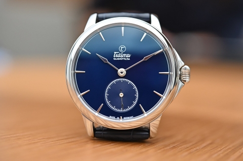Giới thiệu đồng hồ Tutima Patria phiên bản thép, mặt số xanh năng động