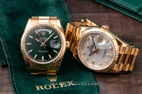 Đồng hồ Rolex Day-Date 128238 và 118238: Sự khác biệt tinh tế