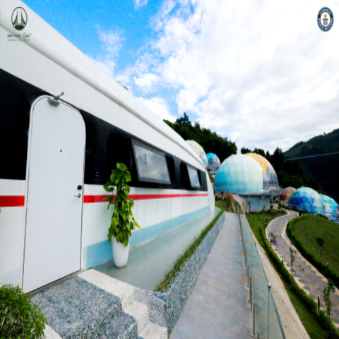 Khách sạn đoàn tàu Mộc Châu - The Bullet Train Hotel
