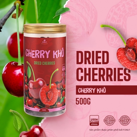 Cherry sấy dẻo ( hũ 500gr )