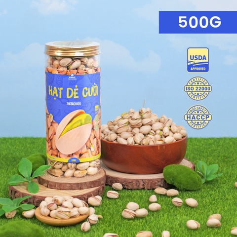 Hạt Dẻ Cười rang muối Mỹ ( hũ 500gr )