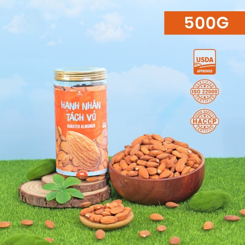 Hạnh Nhân tách vỏ Mỹ ( hũ 500gr )