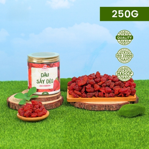 Dâu Tây sấy dẻo ( hũ 250gr )
