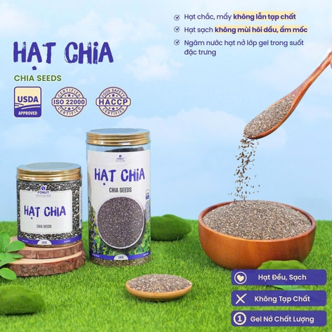 Hạt Chia (hũ 500gr)