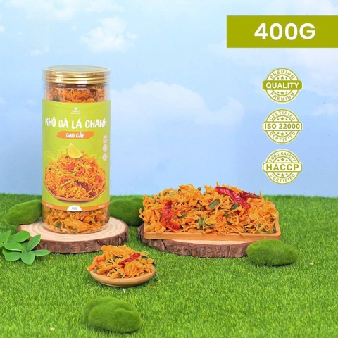 Khô Gà Lá Chanh Hộp 400gr