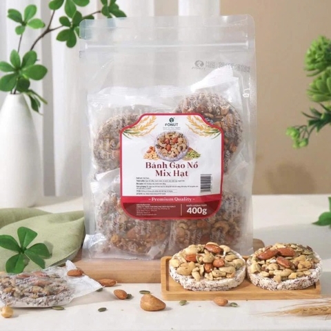 Bánh gạo mix hạt ( bịch 400gr )