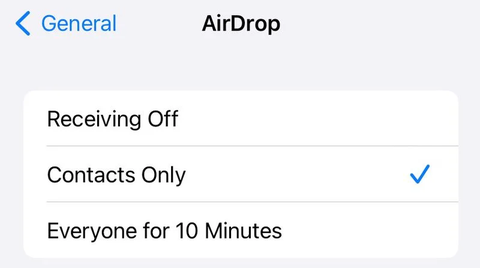 iOS 16.2 sẽ giới hạn thời gian AirDrop 10 phút trên toàn cầu