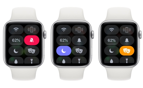 Sự khác nhau giữa Silent, Do not Disturb và Theater mode trên Apple Watch. Khi nào dùng cái nào?
