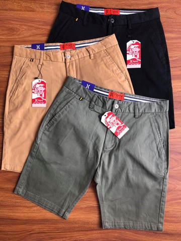 Quần shorts kaki CAROLLA Bermuda slimfit , có bigsize