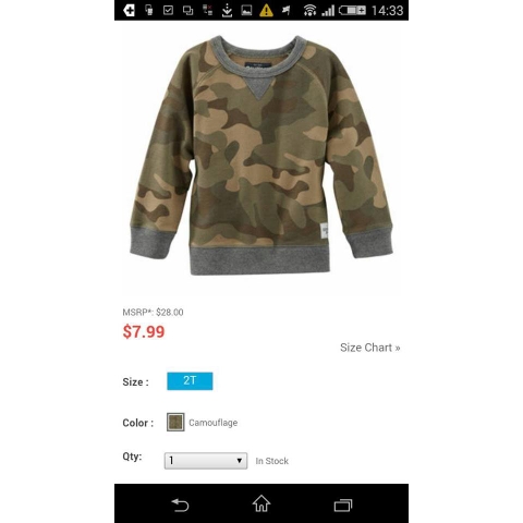 áo tay dài bé trai oshkosh