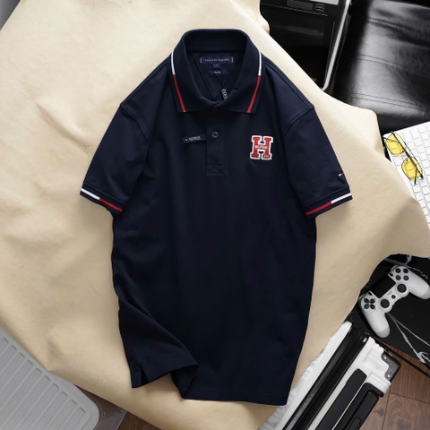 Áo polo Tommy Xanh đen mẫu mới Tết 2025