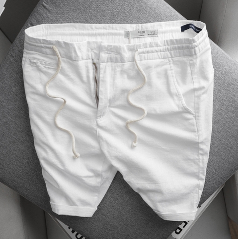 Quần short linen Mango