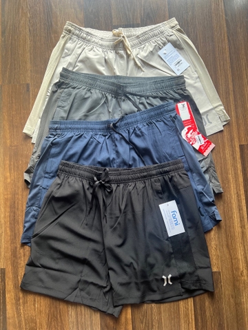 Quần đùi thể thao 2 lớp có lớp bó đùi chạy bộ cầu lông pickleball (có bigsize)