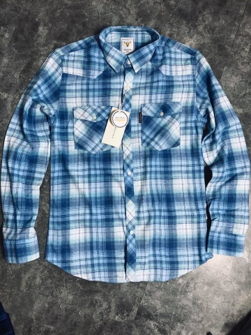 áo sơ mi caro dài tay