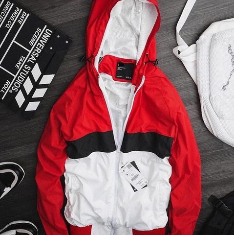 Khoác gió 2 lớp LC color block