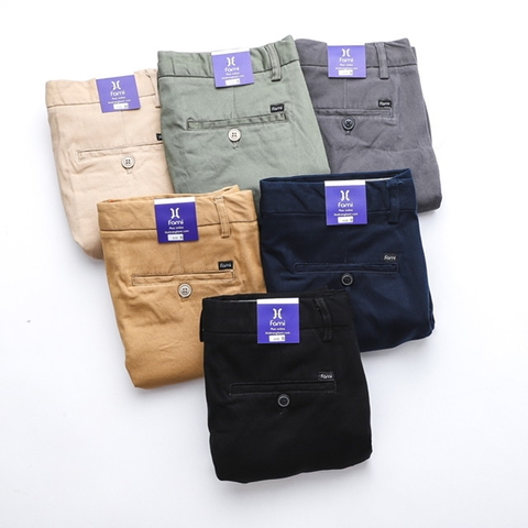 Quần short kaki chinos CAROLLA, có bigsize