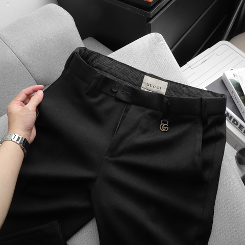 Quần âu Gucci màu đen mẫu mới 2025