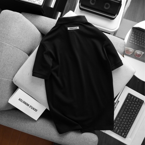 Áo polo Nam Essentials màu đen