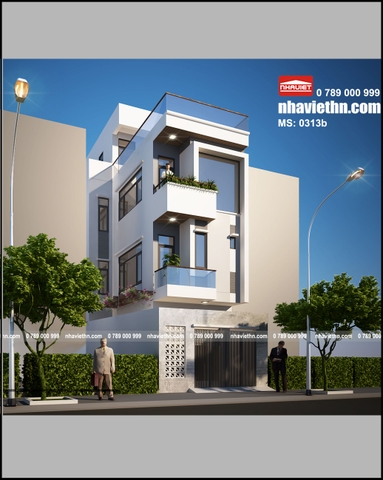 Nhà mặt phố 4 tầng