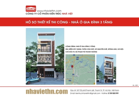 NHÀ ĐÔ THỊ 3 TẦNG