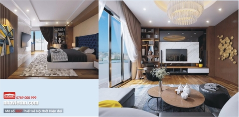 Thiết kế Thi công Nội thất Model 2024. (NT 0227)