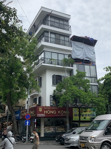 Thi công nhà phố cổ Hà Nội.
