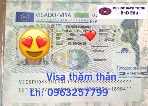 CHÚC MỪNG 16 KHÁCH HÀNG ĐƯỢC CẤP VISA THĂM THÂN TÂY BAN NHA