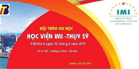 Hội thảo học bổng Thụy Sĩ 2019 - Học viện IMI